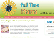 Tablet Screenshot of fulltimemama.com